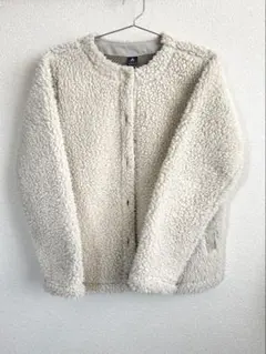 mont-bell フリースジャケット　ボアジャケット　アウター　白　L