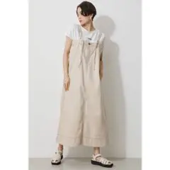 未使用 AZUL × Lee コラボ デニムジャンパースカート