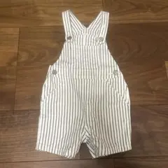 baby GAP ストライプオーバーオール 12-18ヶ月