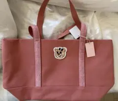 フェイラー ワッペントートバッグ 新品未使用 オールドテディガール ピンク