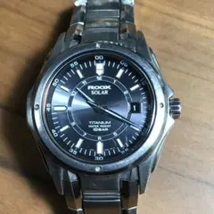 ALBA ROOX TITANIUM 防水ソーラー メンズ腕時計