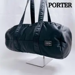 極美品 PORTER ポーター タンカー ダッフルバッグ ボストンバッグ 黒 L