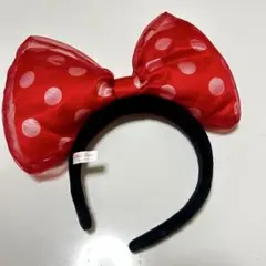 ミニーマウス　リボンカチューシャ　ディズニー