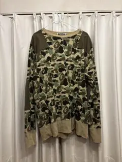 A Bathing Ape カモフラージュ柄 スウェット XL