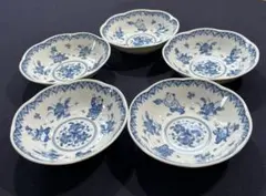 たち吉　染付唐子文の器　5点のサムネイル