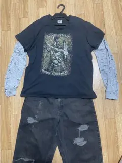 レイヤードカットソー