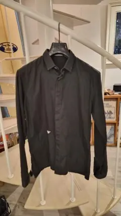 ☆DIOR Homme 比翼ドレスシャツ bee ☆ブラック⭐サイズ39のサムネイル
