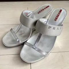 00s PRADA SPORT プラダスポーツ ウェッジソール サンダル 35