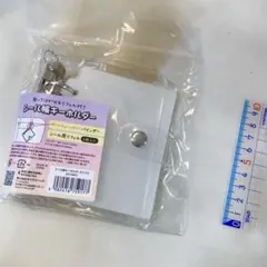 シール帳キーホルダー ボールチェーン付き　3リング　リフィル6枚付き！