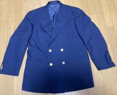 美品✨ジェイプレス ダブルテーラードジャケット 紺ブレ 金ボタン M相当