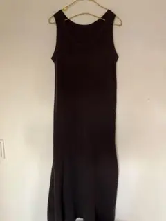 Mila Owen パープル系ノースリーブ ロングワンピース Sサイズ