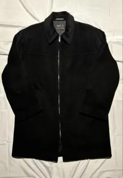 90s agnes b homme アンゴラ混 double zip coat
