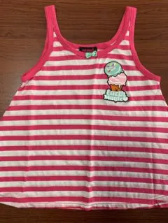 EARTHMAGIC ストライプタンクトップ 140