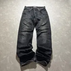 90s BLUE WAY fade black denim swag y2k - メルカリ