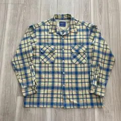 【極上配色】90's PENDLETON チェック ボードシャツ イエロー L
