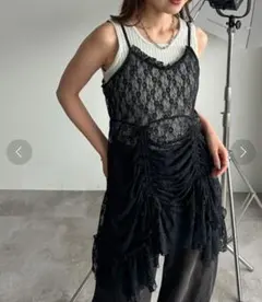 アプレジュールミニョン　　アソートドロストキャミチュニックL