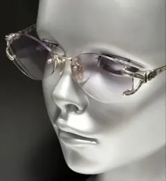 ●イヴサンローラン 30-4628 ヴィンテージ ツーポイント 度入サングラス