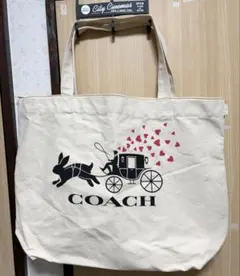 coach トートバック　うさぎのサムネイル