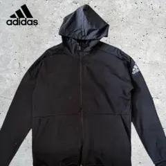 adidas アディダストレーニングライン フリースジャケットブラックLのサムネイル