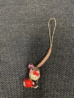 希少！　青森限定　ご当地　キティちゃん　ストラップ　りんご　あおもり　サンリオ