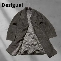 【大きいサイズ】Desigual デシグアル　裏地デザイン　コート　XL