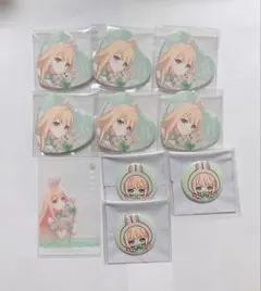紫雲清夏 学マス GIGO ハート 缶バッジ クリアカード ミニ缶バッジ