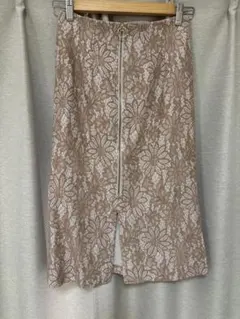 Apuweiser-riche レースボンディングＡラインスカート