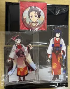 鬼滅の刃 干支2026午年 アクリルスタンド 義勇 カナヲ 缶バッジ 炭治郎