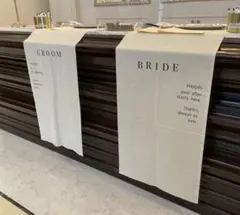 結婚式　受付　タペストリー