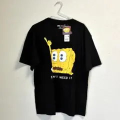 【タグ付き Lサイズ】ユニクロ × CPFM スポンジボブ Tシャツ ブラック