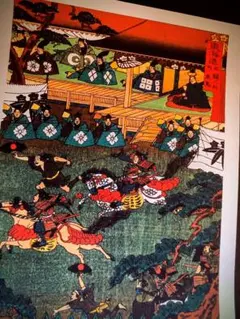 美濃和紙 ハッピーセット 友禅染め 2枚組 花鳥画と平安絵巻 縁起物