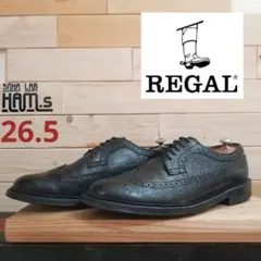 REGAL 52VR 3アイレット ラグソール モカシン 25.5㎝ ブラック - メルカリ