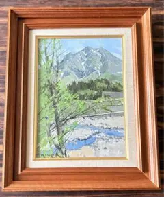 絵画額装　水彩肉筆画　真作　川保勲『桜島』落款有り 絵画額装 水彩肉筆画 真作 川保勲『桜島』落款有り - メルカリ