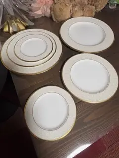 ノリタケ ホワイトパレス プレート 大中小 皿 6枚セット NORITAKE