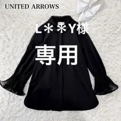 美品✨ユナイテッドアローズ オーガンジーカフス ブラウス 洗える