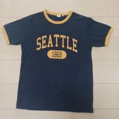EDWIN SEATTLE 1869 Tシャツ Sサイズ ネイビー
