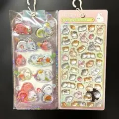 シマエナガ＊ウォーターシール＊動物ボンボンドロップシール