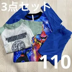 ② 光るパジャマ　アバタロ戦隊ドンブラザーズ パジャマ 110サイズ　3点セット