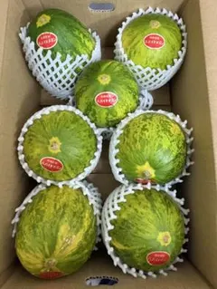 産地直送！訳あり甘いパパイヤメロン❗️7玉入り！甘くて美味しい❗️箱込4.8キロのサムネイル