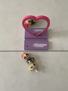 パワーパフガールズ　一番くじ　A賞　ミラー付スマホスタンド