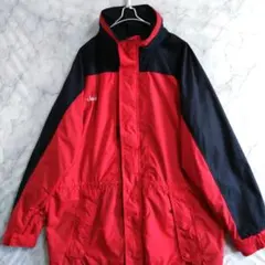 ★A975　WearGuard　マウンテンパーカ　M　赤黒　ナイロン　US古着