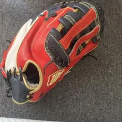 Wilson 軟式グローブ 赤　オールラウンドコユニ使用(ワナビーヒーロー) Wilson 軟式グローブ 赤 オールラウンドコユニ使用(ワナビーヒーロー