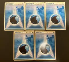 シルエットエネルギー　ルギア　みず　水　エネルギー　5枚セット