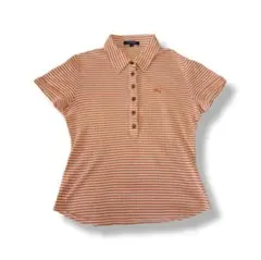 バーバリー　ポロシャツ　刺繍ロゴ