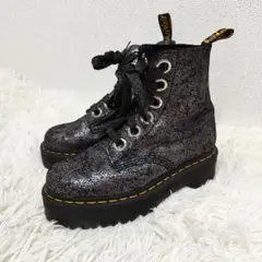 美品 Dr.Martens MOLLY ガンメタ オーロラ 24cm 6ホールのサムネイル