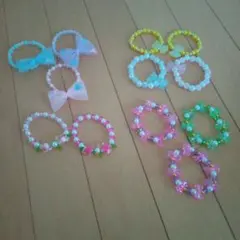 未使用　子供用ビーズブレスレット　アクセサリー