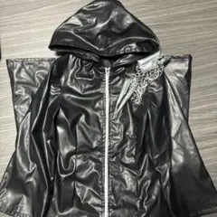 キングダムハーツ ハロウィンタウン ナイロンコート 黒 スクエニ 完売 