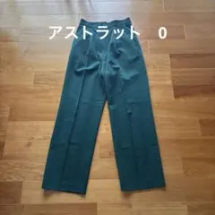 ロータ rota ウール スラックス オリーブグリーン プリーツ ワイド PT