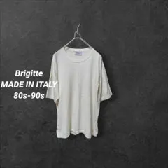【80s-90s】Brigitte MADE IN ITALY ニット 半袖