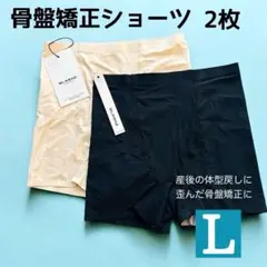 2枚セット ヒップアップショーツ シームレス 美尻 桃尻 骨盤ケア 補正下着 Lのサムネイル